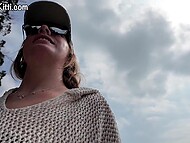 CosmicKitti frolicked naked under the sun for the first time at a secluded shore 11