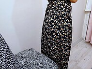 Arab mama in hijab is already in the bedroom fulfilling her marital chores 4