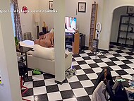 French swinger foursome with best friends, their lovers, and much cum 8