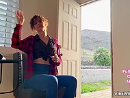 Slutty Jewish MILF from the ranch seduces a virgin neighbor guy for him to have his first time 5