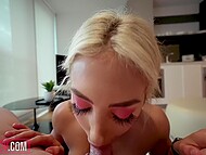 Busty blonde Fit Kitty getting post-workout pleasure with her man Luke Riggs 9