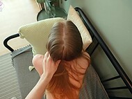 Diana Rider savors a climactic creampie orgasm in her stepbrother's private YouTube viewing 8