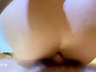 Petite blonde Tiffany Leiddi delights in intimate anal play for close-up POV video 11