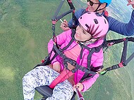 MrPussyLicking paraglides for 2200 meters while paragliding and squirts when masturbating 7