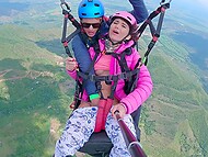 MrPussyLicking paraglides for 2200 meters while paragliding and squirts when masturbating 9
