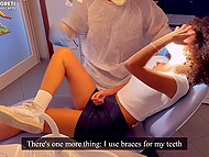 Beatrice Segreti undergoes an unconventional dental procedure: the dentist fucks her properly 5