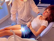 Beatrice Segreti undergoes an unconventional dental procedure: the dentist fucks her properly 7