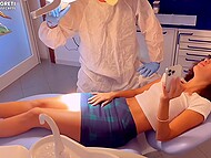 Beatrice Segreti undergoes an unconventional dental procedure: the dentist fucks her properly 8