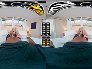 Kay Carter indulges in a sensual moment as Jay Bangher expertly glides his colossal tool into her snug rear entrance 4