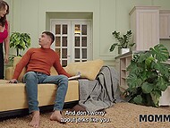 Experienced Russian stepmom knows the way to make the family evening unforgettable 5