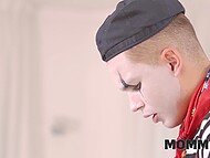 Busty mom Aubrey Black encourages her talented stepson with using her comforting pussy 8