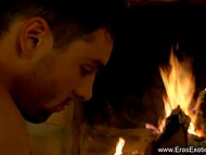 Skillful male uses seductive Tantric techniques from India o please his girlfriend 7