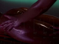 Russian hottie Victoria Tiffani entrenched in oily lesbian massage and strap-on sex 5