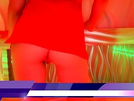 Gina Valentina and other babes POV: Stroking, sucking, and swallowing for lucky guys 7