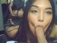 Latina tart Canelittta celebrates her 18th birthday with a cock in her mouth and cum in her twat 6