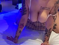 Teen Latina Niquuiok needs to pass the exam so she seduces a Math teacher on having a fuck 7