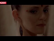 Comely tennis player Nesty craved passion on court and got it in a steamy fantasy sex session 7