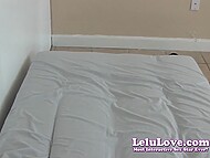 The dude quakes as his first trembling eruption spurts inside Lelu Love's vagina 8