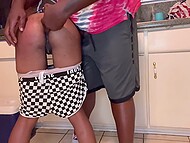 Dark-skinned harlot is a real queen when it comes to anal fucking for webcam 5