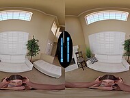 Renee Rose has the pleasure of her absent parents as she indulges in hardcore VR sex 5