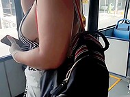 Kathalina7777 feels a shiver run down her spine when the anonymous stranger sitting next to her on the bus expertly controls her vibrator 4