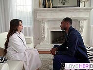 Naughty PAWG Chloe Surreal always wanted to take into her pussy big dick of black stud Hollywood Cash  5