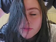 Lexi whispered for Dan to come closer to her tight ass, enticing him further with hushed dirt-talks 4