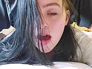 Lexi whispered for Dan to come closer to her tight ass, enticing him further with hushed dirt-talks 9