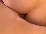 YourSofia getting extreme pleasure in acts of cunnilingus, rimming, hard fuck, experiencing first anal, and enjoying cum into the ass 11