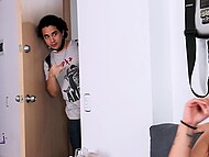 Horny Latina wench Kyleiellish can't get rid of her nasty stepbro even when fucking her BF  10