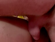 Two excited shemales share the same dick drilling their asses in a threeway 6