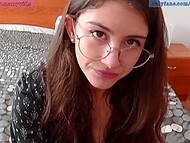Strict Latina stepmom spanked the guy's ass and fucked him for not washing the dishes 9