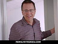 Stunning cougar Vanessa Cage got fucked by her beloved stepson Logan Pierce on her birthday 9