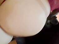 Perverted married slut Miss Squirting pretends to sell her car, but instead fucks the buyer 9