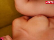 Handyman satisfies carnal desires of the cute buxom Latina Nekane with his big dick 9