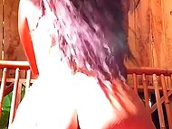 Latina stunner Brayanarod indulges in passionate, precipitate pastime: the dildo ride 7