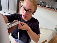 Latina MILF Kira Blonde with immense butt enjoys the size of the BBC she sees in front of her 6