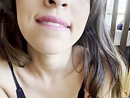 Hot Portuguese sister-in-law Julie Oliver teases with hr body and hairy twat 7