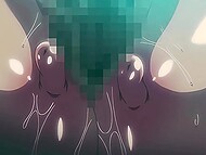 Hentai girl craves wet lips on her explicit bosoms and spreads her legs for intense pussyfuck 7