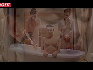 Passionate male Max Dior impresses Vanessa Decker with awesome cunnilingus before fucking her on a winter evening 5