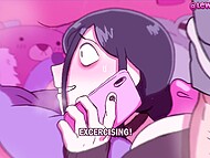 LewdFroggo's Pillow Princess porn of the big-tittied wench taking immense dick into her slit 7