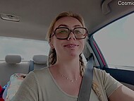 CosmicKitti unleashes her wild side in the desert, showcasing the beauty of nude travel in her mesmerizing vlog, ending with a steamy masturbation scene 4