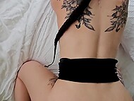 When Danny Dirt's alone at home with his dirty stepsister Autumn Flower, it always leads to sex 9