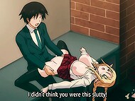 Horny elf chick with sexy ears gags on the meaty tool and takes it into her smooth cunny 
