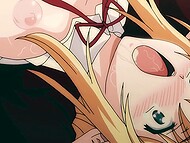 Horny elf chick with sexy ears gags on the meaty tool and takes it into her smooth cunny  8
