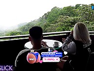 Tina Slick Official was almost caught by the hotel stuff during her balcony sexual session with Daddy Zeus Official 6