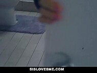 Evelin Stone's stepbrother gazes in awe as she strips bare, revealing a seductive display for the cock she craves 5