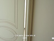 Excited after masturbation, cute 18-year-old chick craves deep penetration 5