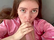 Girl next door becomes horny after a date and leads to passionate fucking 11