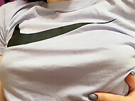 AlexaMills тайно исполняет его желания, пока он принимает душ 7